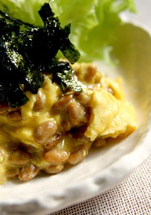 ふわっふわ♪納豆のスクランブルエッグ-レシピのメイン写真