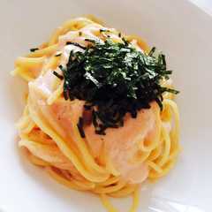 明太子クリームパスタ-レシピのメイン写真