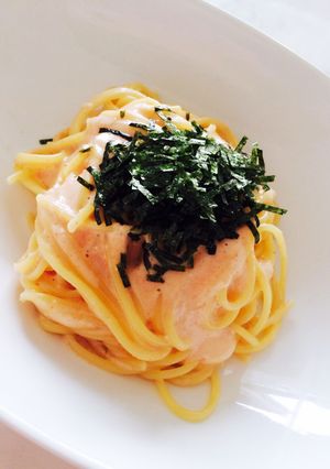 明太子クリームパスタ-レシピのメイン写真