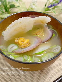 ❀帆立の稚貝のお味噌汁❀-レシピのメイン写真