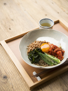 納豆キムチ山芋オクラそば-レシピのメイン写真