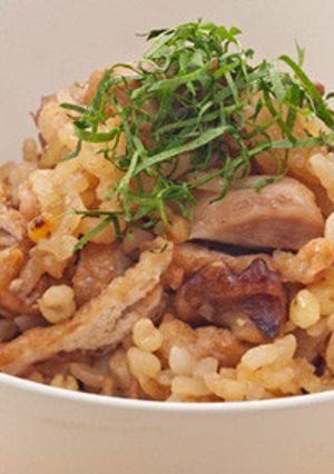 ホワイトソルガム粒炊き込みご飯 GF-レシピのメイン写真