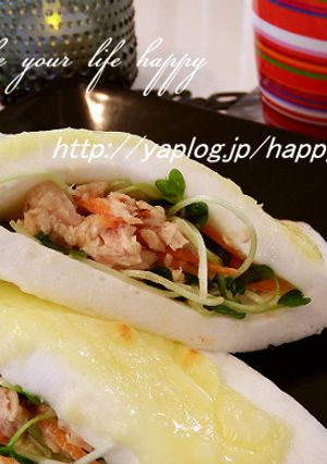 とろ~りチーズ☆はんぺんツナサンド-レシピのメイン写真