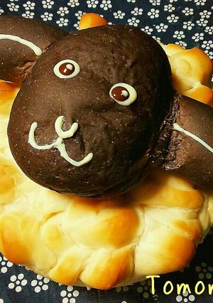 ポコポコリングのひつじパン☆-レシピのメイン写真