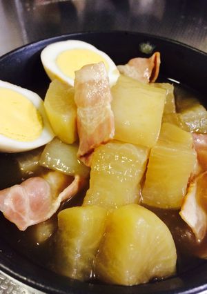 大根とベーコンの煮物-レシピのメイン写真