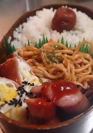 今日の自作弁当-レシピのメイン写真