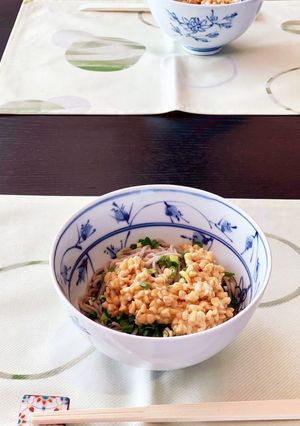 ランチに☆簡単納豆そば-レシピのメイン写真