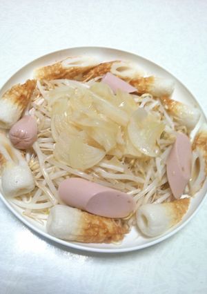 もやし玉ねぎ竹輪魚ニソサラダ-レシピのメイン写真