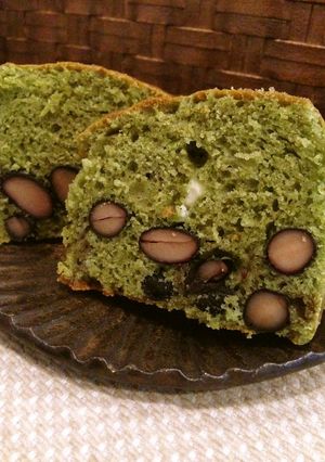 HM黒豆ホワイトチョコ抹茶パウンドケーキ-レシピのメイン写真