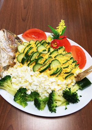 お正月やめでたい時に☆鯛サラダ-レシピのメイン写真
