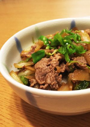 玉ねぎ抜きの牛丼-レシピのメイン写真