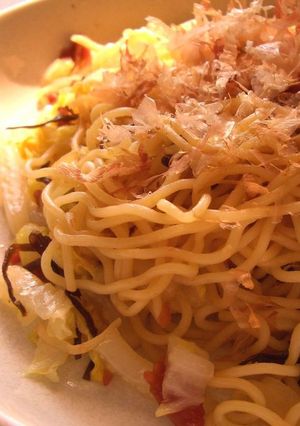 塩コンブで☆白菜和風焼きそば-レシピのメイン写真