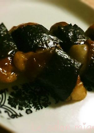 お餅と豚肉の磯辺焼き-レシピのメイン写真