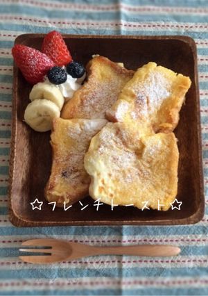 ふあふあフレンチトースト☆レンジで時短☆-レシピのメイン写真