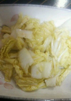 白菜の胡麻油和え(*^O^*)-レシピのメイン写真