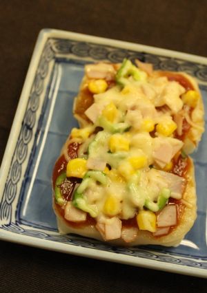 餅ピザ-レシピのメイン写真