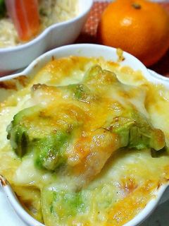 サーモンとアボカドの豆腐クリームグラタン-レシピのメイン写真