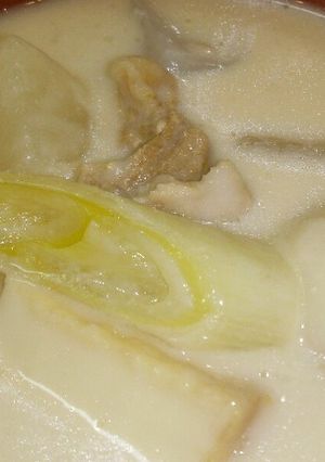 酒粕で豚肉の粕汁◆ヘルシー,ダイエットに-レシピのメイン写真