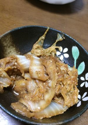 白菜の胡麻味噌味-レシピのメイン写真
