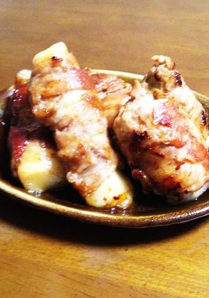餅の肉巻き焼肉のタレからめ-レシピのメイン写真