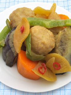 ☆辛味味噌大根の鶏団子炒め☆-レシピのメイン写真