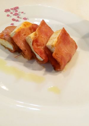 博多辛旨！！豆腐のベーコン巻-レシピのメイン写真