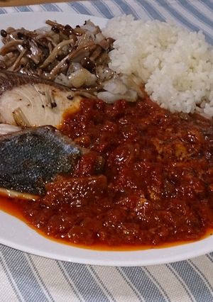 ブリとトマトソース❗ぶりとまとそーす-レシピのメイン写真