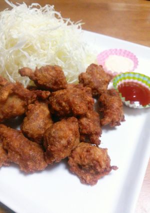 豚こま肉が・・簡単柔らか唐揚げに変身～♡-レシピのメイン写真