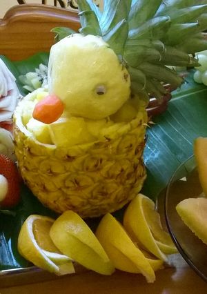 飾り切り☆パイナップルバード♪-レシピのメイン写真
