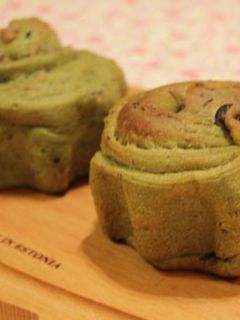 抹茶黒豆と栗きんとんのパン-レシピのメイン写真