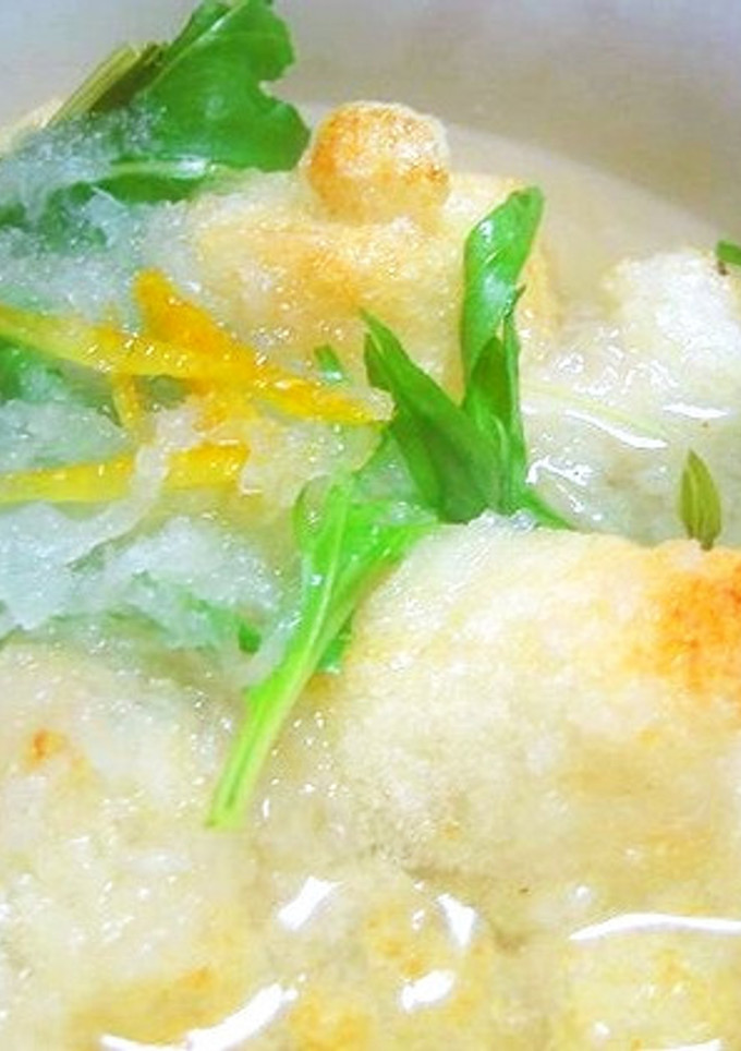 ◆サクサクとろ～り♪揚げ餅のみぞれ汁◆-レシピのメイン写真