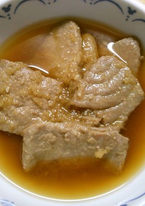 まぐろの にんにく 生姜の 煮付け！-レシピのメイン写真