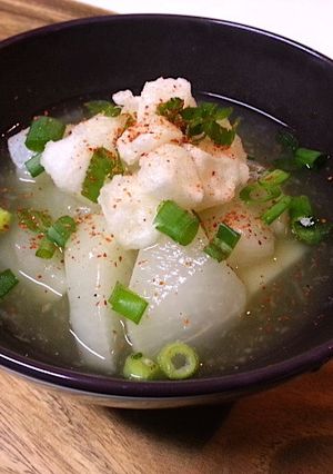 料亭の味 心も体もぽかぽか 揚げ餅大根 -レシピのメイン写真