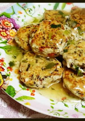 １月７日☆七草餡かけ豆腐ハンバーグ♪-レシピのメイン写真