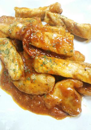 簡単☆豚ロース厚切りケチャップ炒め-レシピのメイン写真