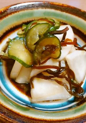 かぶとキュウリの即席塩昆布漬け-レシピのメイン写真