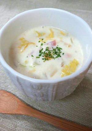 美味しい♡白菜とベーコンのミルクスープ-レシピのメイン写真