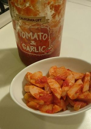 魚肉ソーセージのなんちゃってナポリタン-レシピのメイン写真
