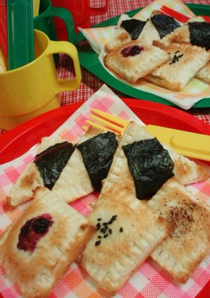 簡単!おにぎりパンとスナックパン-レシピのメイン写真