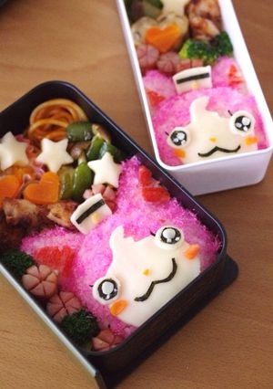 セーラーニャンの妖怪ウォッチ簡単キャラ弁-レシピのメイン写真