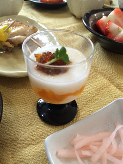 卵黄と豆腐ととろろの前菜-レシピのメイン写真
