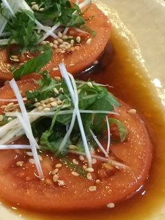 輪切りトマトの和風サラダ♪-レシピのメイン写真