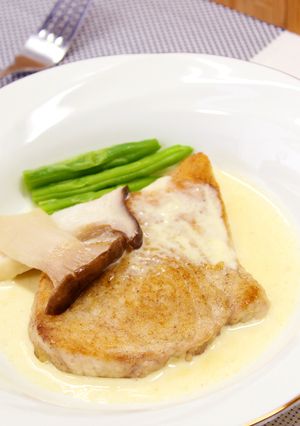 もうかさめのムニエル。クリームソース-レシピのメイン写真