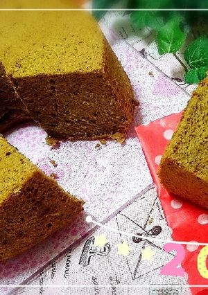 21cm型☆ふわふわ抹茶シフォンケーキ-レシピのメイン写真