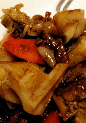 牛肉と蓮根のバルサミコ炒め-レシピのメイン写真
