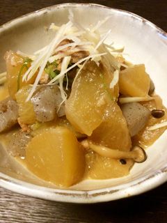 鶏肉と大根とこんにゃくの照り煮-レシピのメイン写真