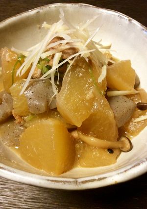 鶏肉と大根とこんにゃくの照り煮-レシピのメイン写真