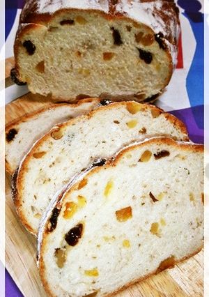 ピ～ル・胡桃・レ～ズンinどっしりパン-レシピのメイン写真
