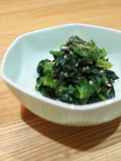 ほうれん草の胡麻和え-レシピのメイン写真