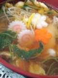ぱぱっと簡単！我が家のお雑煮は卵入り♪